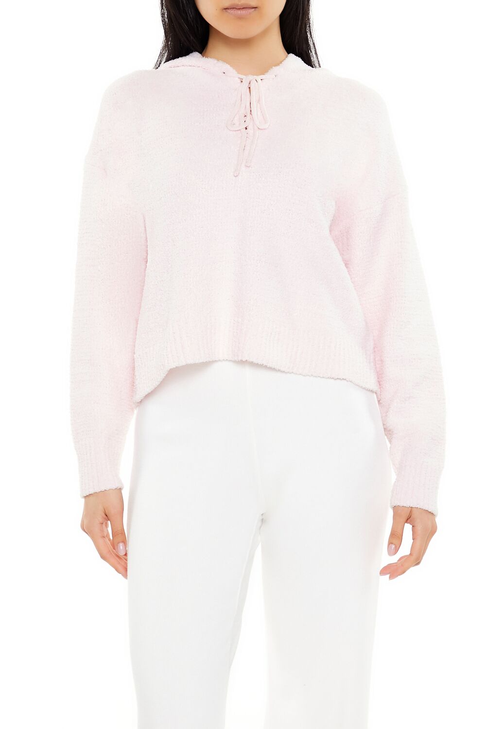 Hooded Lace-Up Sweater | Forever 21 Womens
