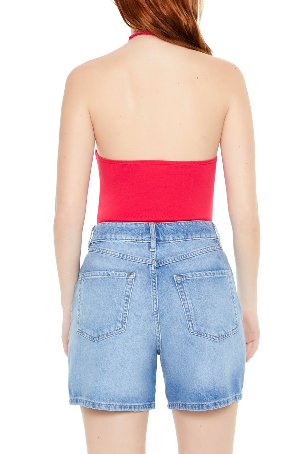 Sweater-Knit Halter Thong Bodysuit | Forever 21 Womens