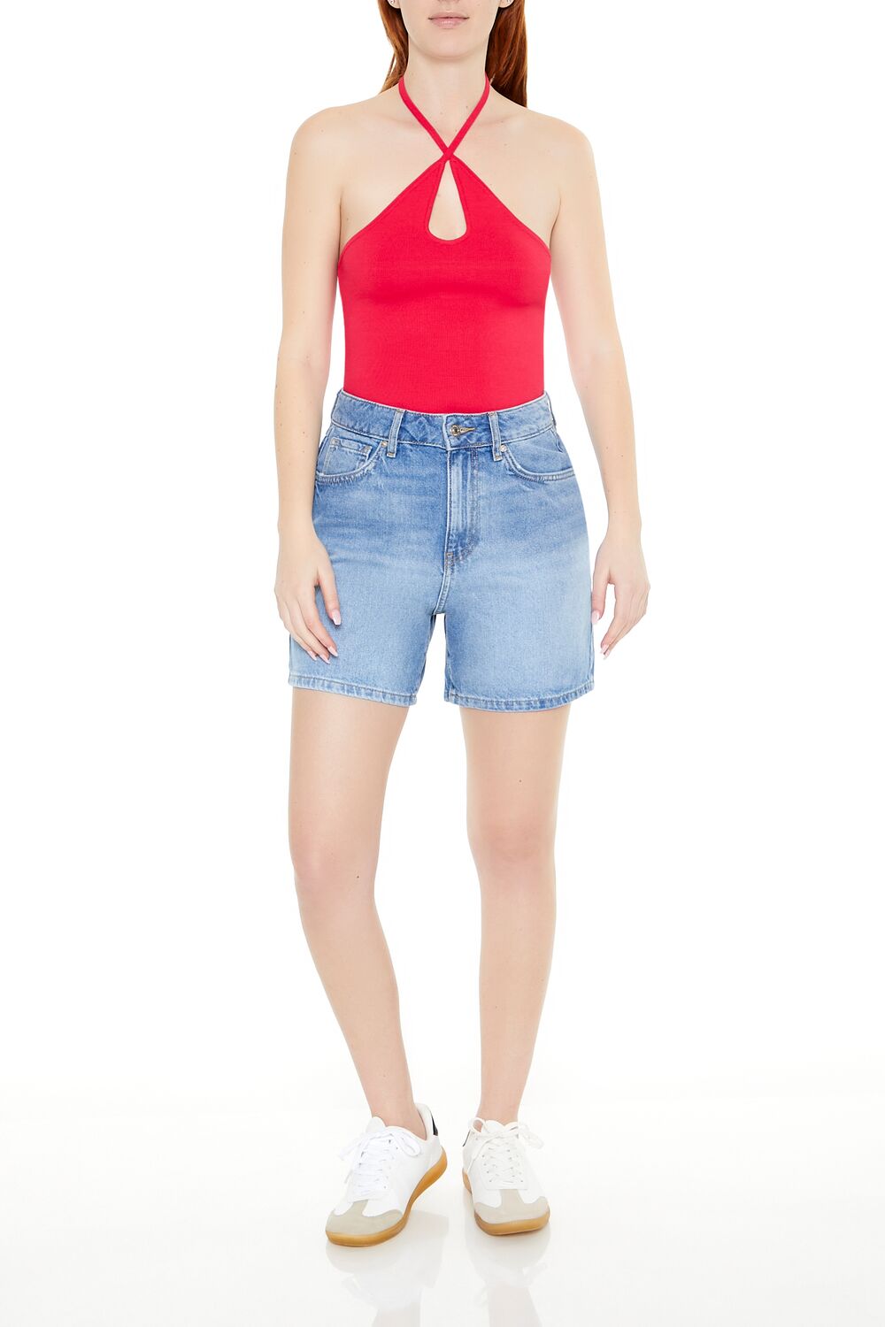 Sweater-Knit Halter Thong Bodysuit | Forever 21 Womens