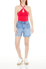Sweater-Knit Halter Thong Bodysuit | Forever 21 Womens