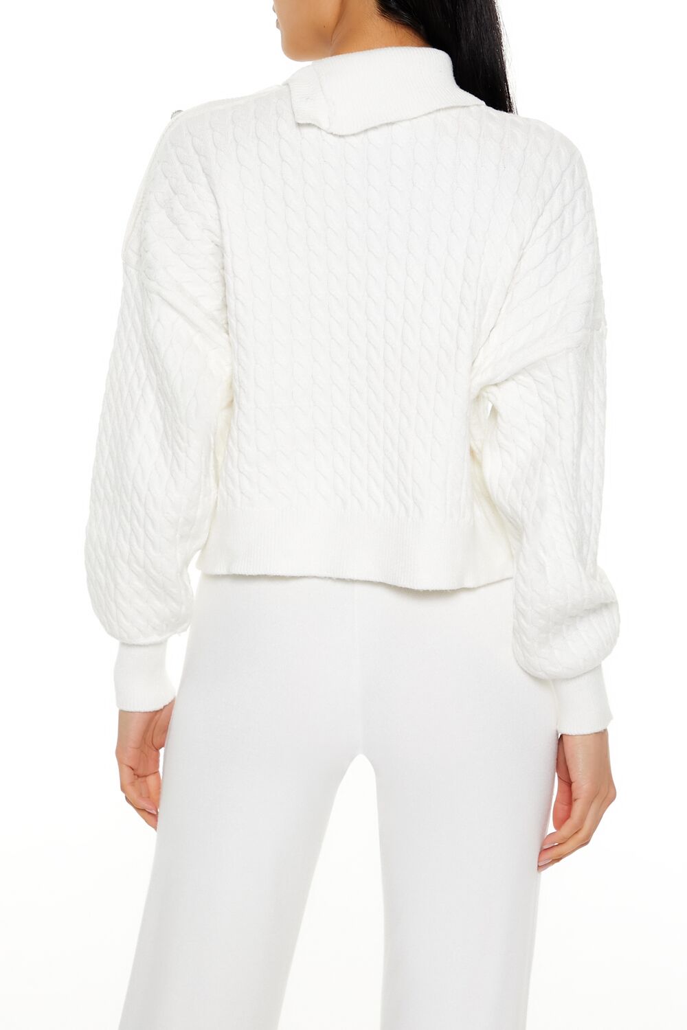 Faux Pearl Cable Knit Sweater | Forever 21 Womens
