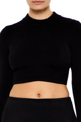 Cropped Mock Neck Sweater | Forever 21 Womens