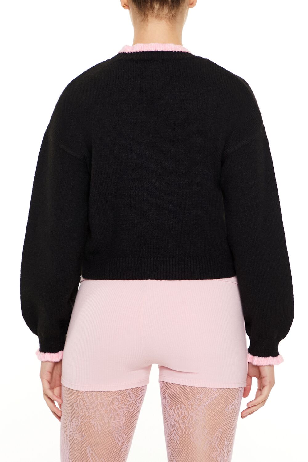 Sequin Bow Mock Neck Sweater | Forever 21 Womens
