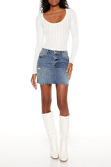 Sweater-Knit Thong Bodysuit | Forever 21 Womens