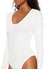 Sweater-Knit Thong Bodysuit | Forever 21 Womens