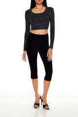 Rhinestone Cropped Sweater | Forever 21 Womens
