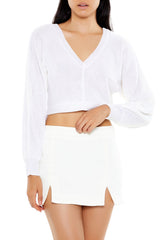 Open-Back Cropped Sweater | Forever 21 Womens