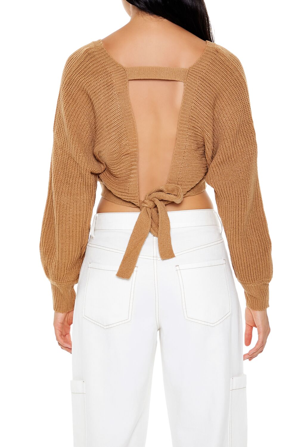 Open-Back Cropped Sweater | Forever 21 Womens