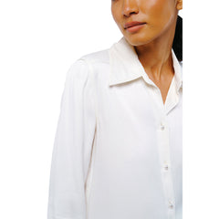 Jacque Collared Button Down Satin Top | Forever 21 Womens
