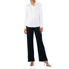 Jacque Collared Button Down Satin Top | Forever 21 Womens
