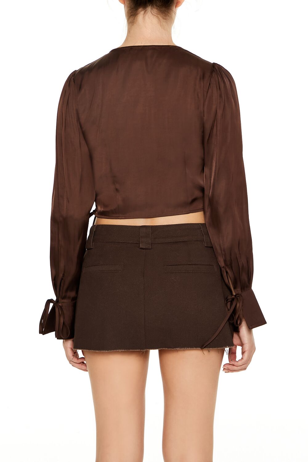 Tie-Front Wrap Crop Top | Forever 21 Womens