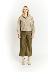 Cropped Shacket by Oat New York | Forever 21 Womens