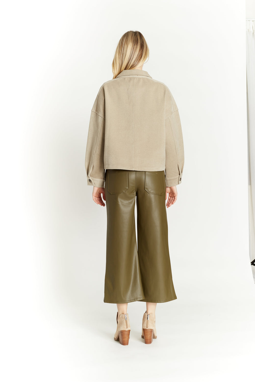 Cropped Shacket by Oat New York | Forever 21 Womens