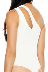 Sweater-Knit One-Shoulder Bodysuit | Forever 21 Womens
