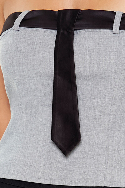 Necktie Tube Crop Top | Forever 21 Womens