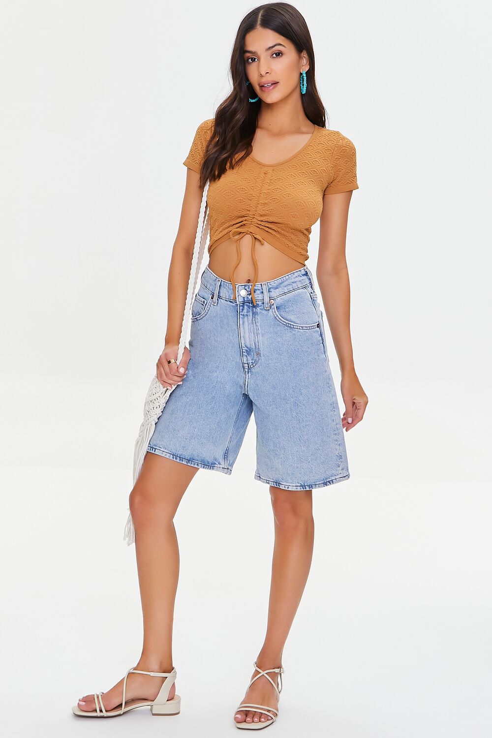 Pointelle Knit Crop Top | Forever 21 Womens