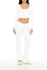 Button-Front Crop Top | Forever 21 Womens