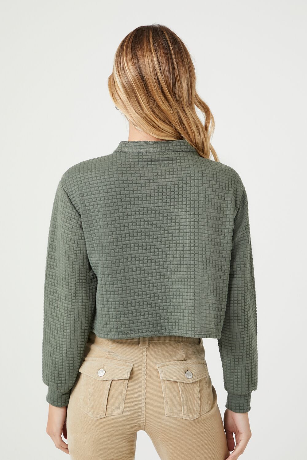Waffle Knit Crop Top | Forever 21 Womens