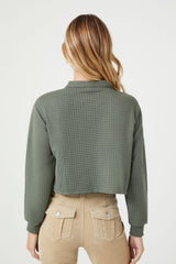 Waffle Knit Crop Top | Forever 21 Womens