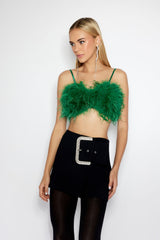 Feather Cropped Cami | Forever 21 Womens