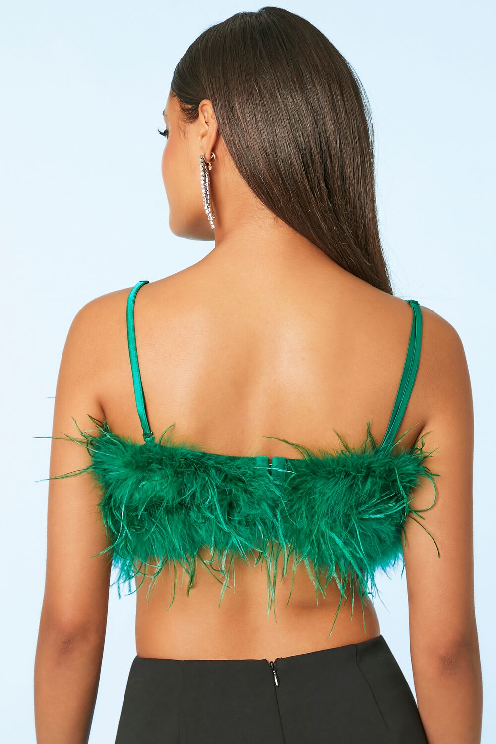 Feather Cropped Cami | Forever 21 Womens