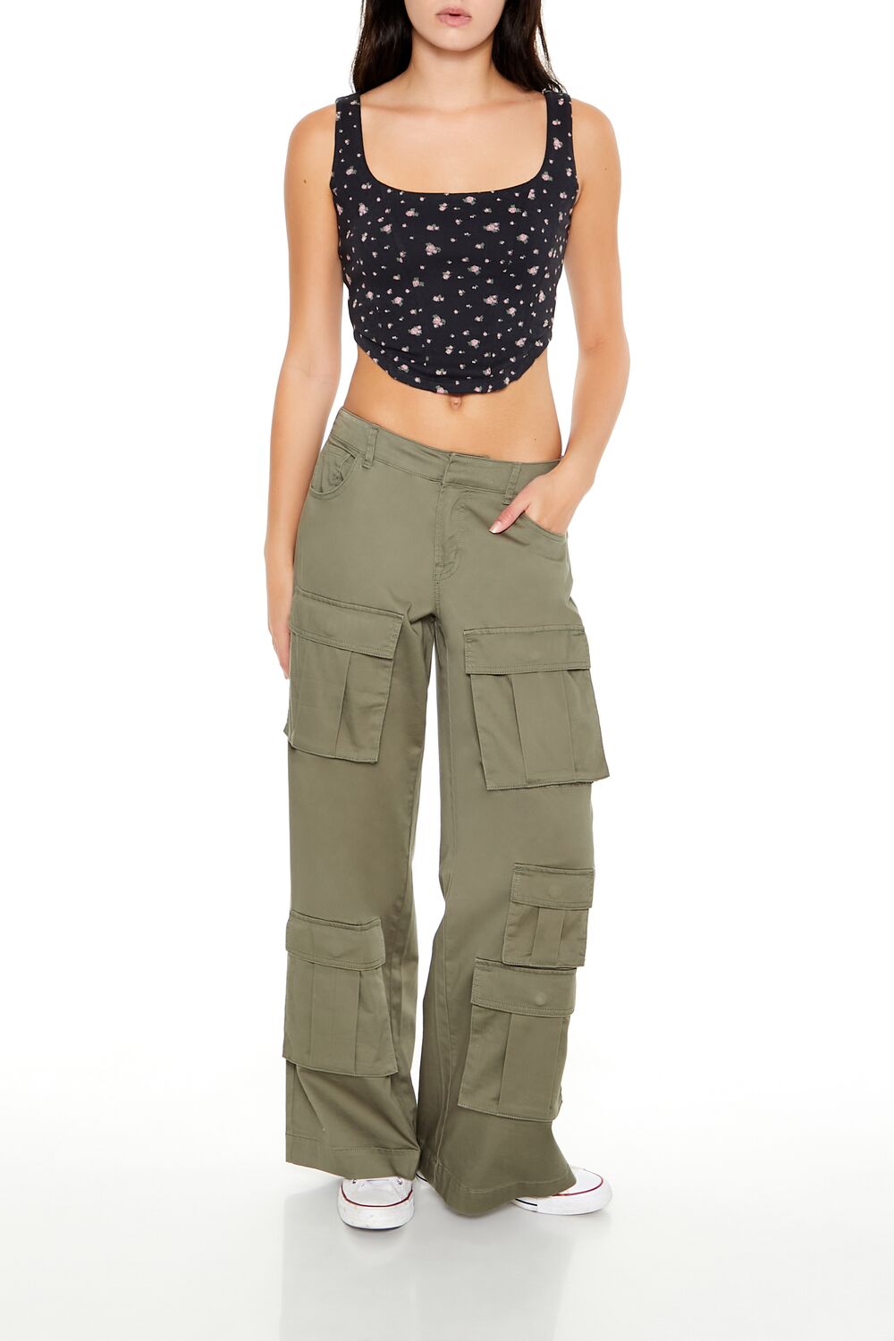 Floral Print Crop Top | Forever 21 Womens