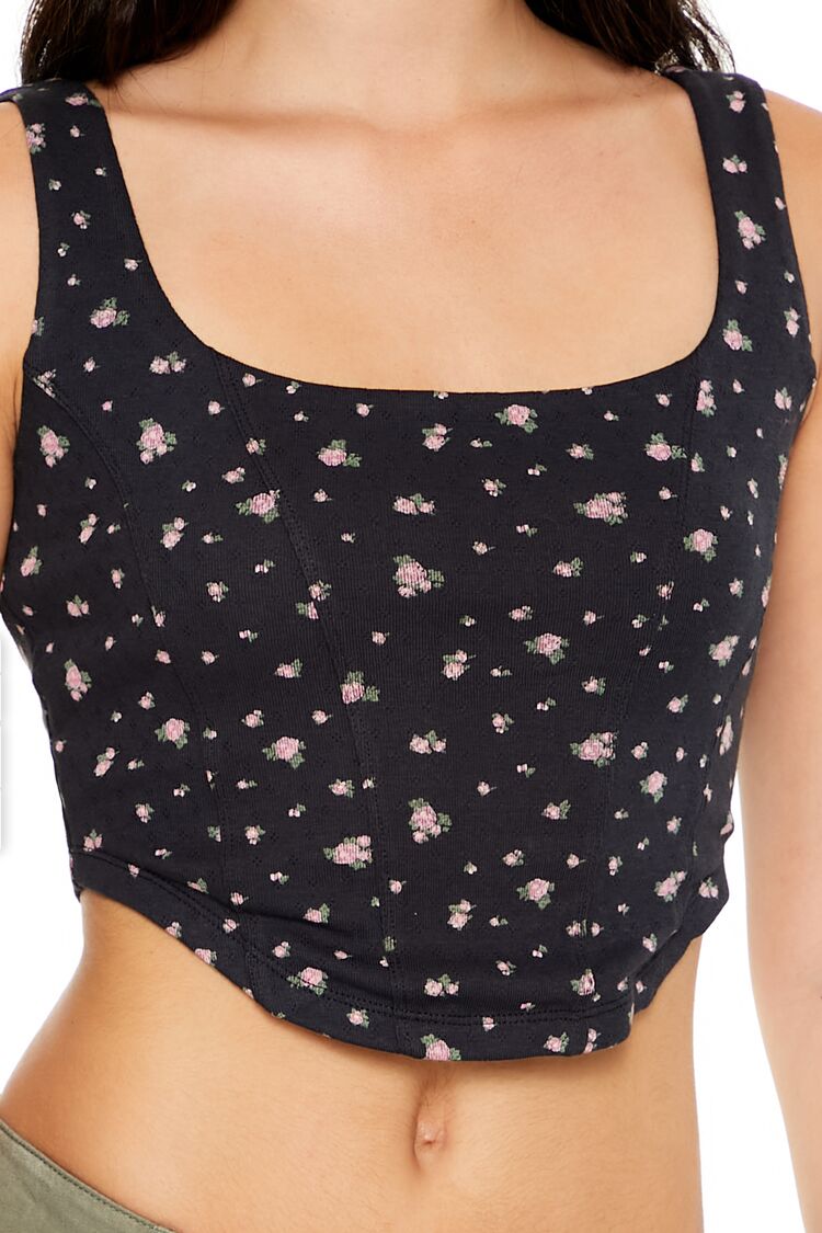 Floral Print Crop Top | Forever 21 Womens