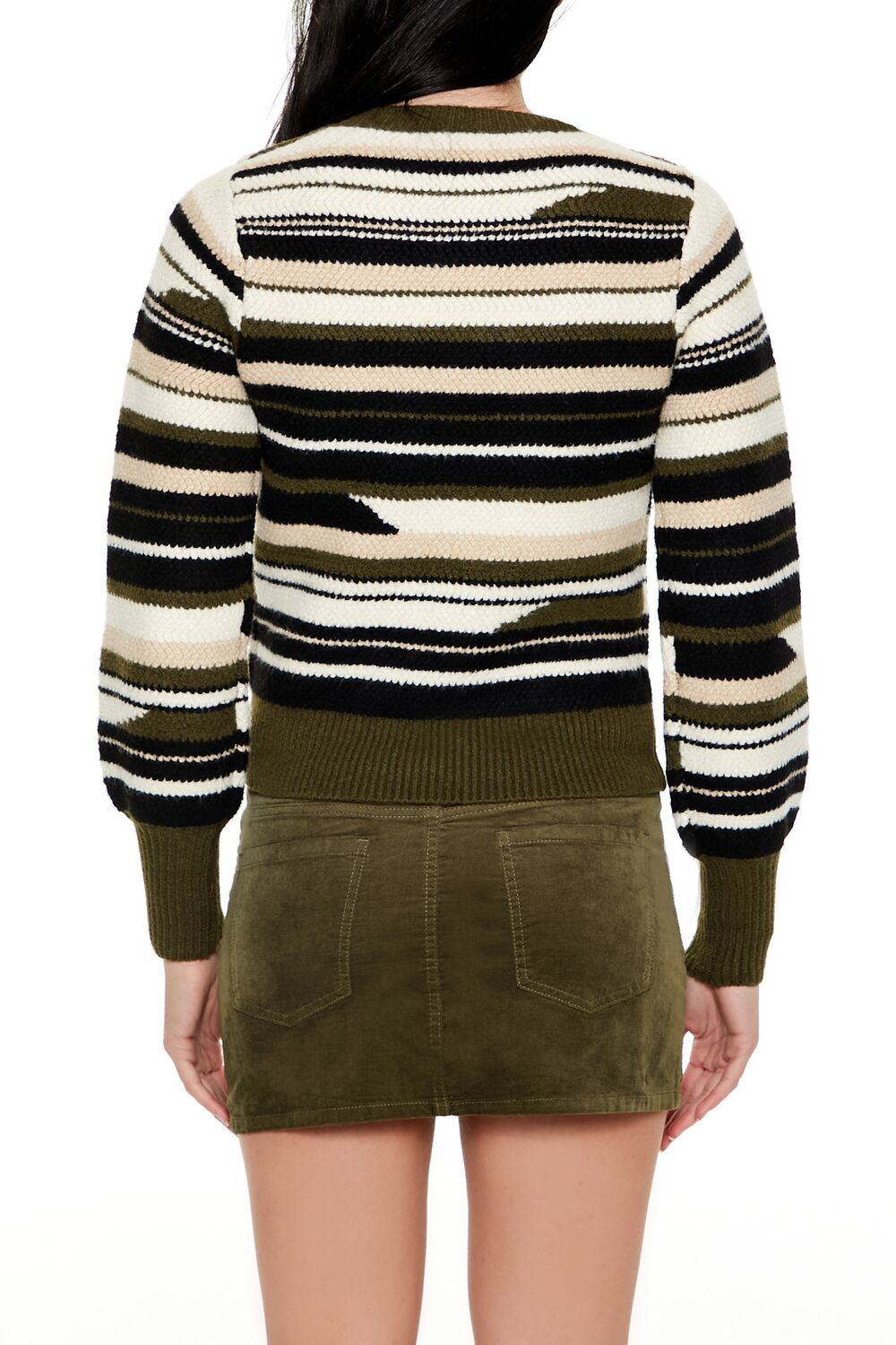 Abstract Striped Sweater | Forever 21 Womens