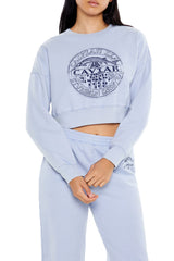 Caviar Graphic Cropped Pullover | Forever 21 Womens