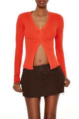 Twisted Split-Hem Sweater | Forever 21 Womens
