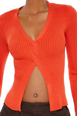 Twisted Split-Hem Sweater | Forever 21 Womens
