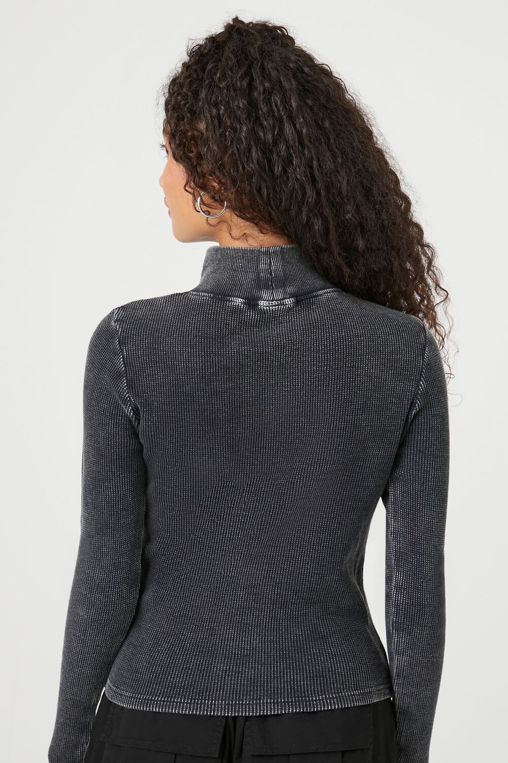 Waffle Knit Turtleneck Top | Forever 21 Womens