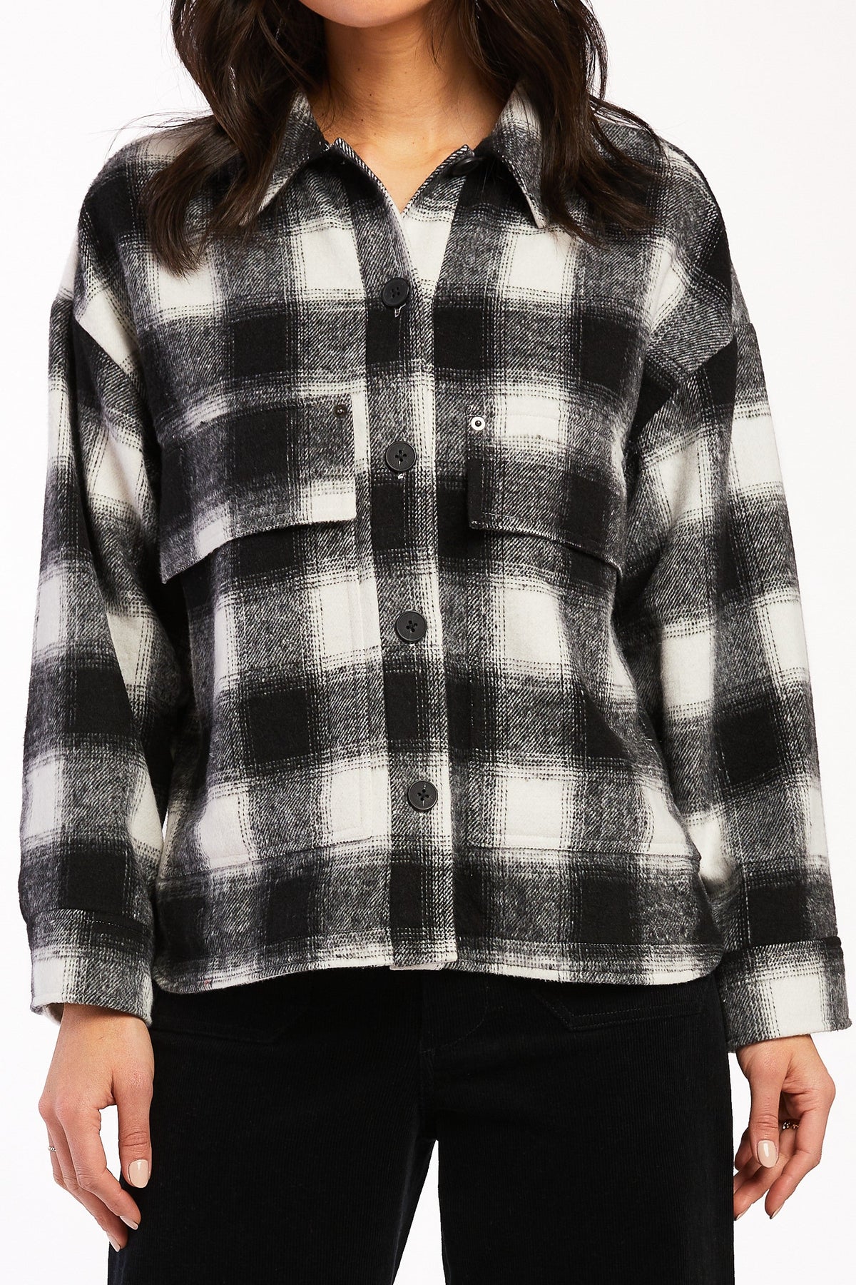 Monsay Drop Shoulder Button Down | Forever 21 Womens
