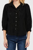 Teehan 3/4 Puff Sleeve Button Down Eyelet Shirt | Forever 21 Womens