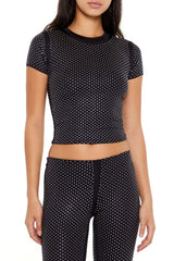Contour Sculpt Rhinestone Tee | Forever 21 Womens