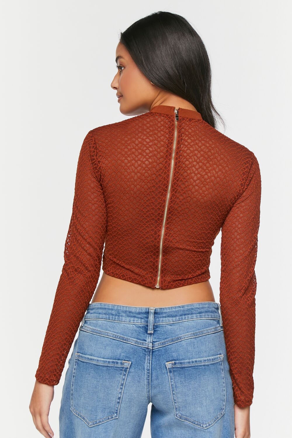 Netted Mesh Bustier Top | Forever 21 Womens