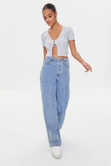 Marled Sweater-Knit Crop Top | Forever 21 Womens