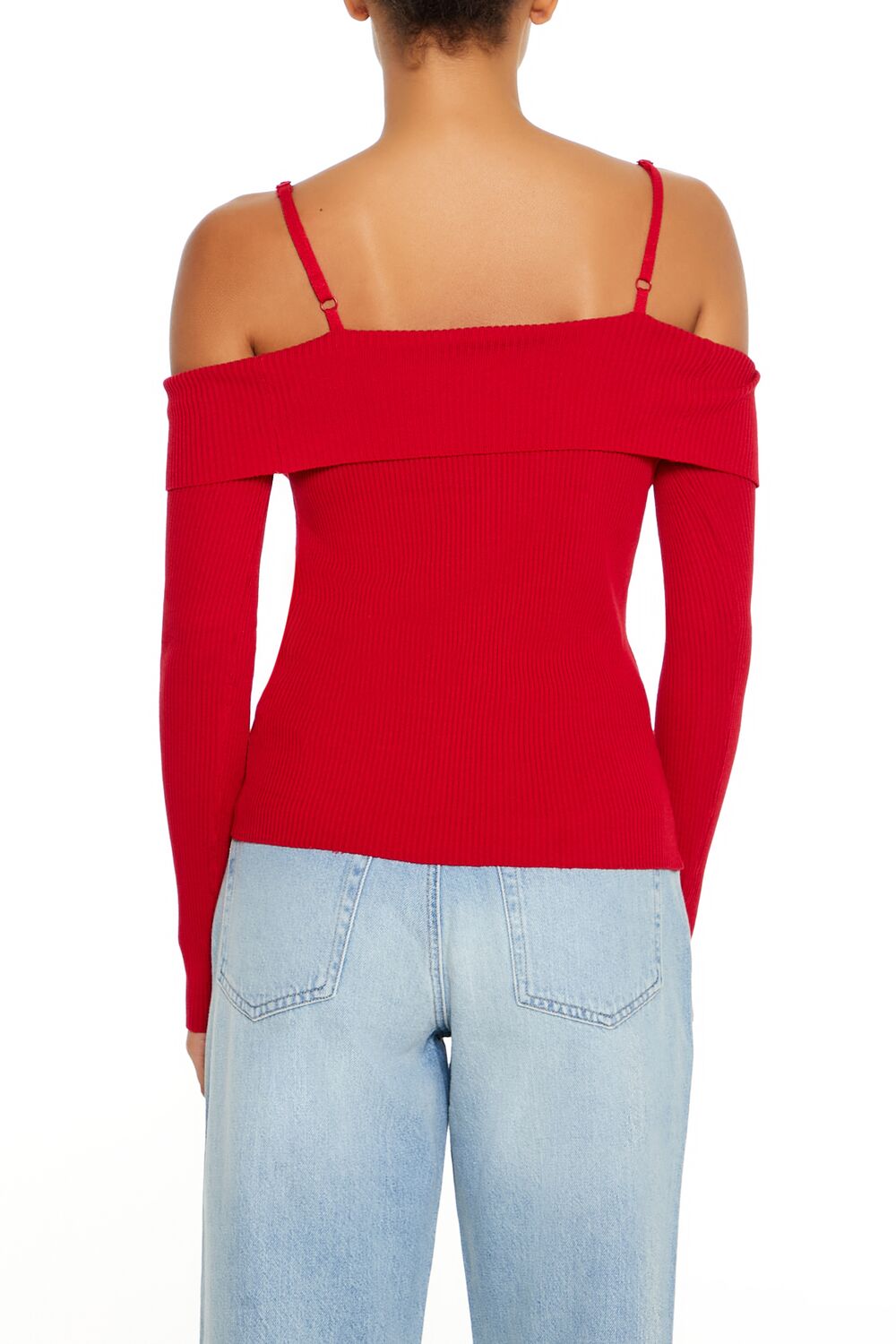 Open-Shoulder Sweater-Knit Top | Forever 21 Womens