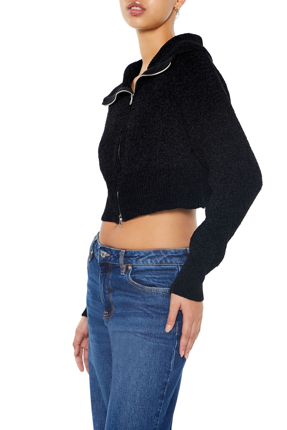 Cropped Zip-Up Sweater | Forever 21 Womens