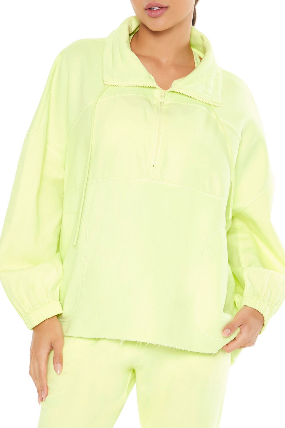 Active Half-Zip Fleece Pullover | Forever 21 Womens