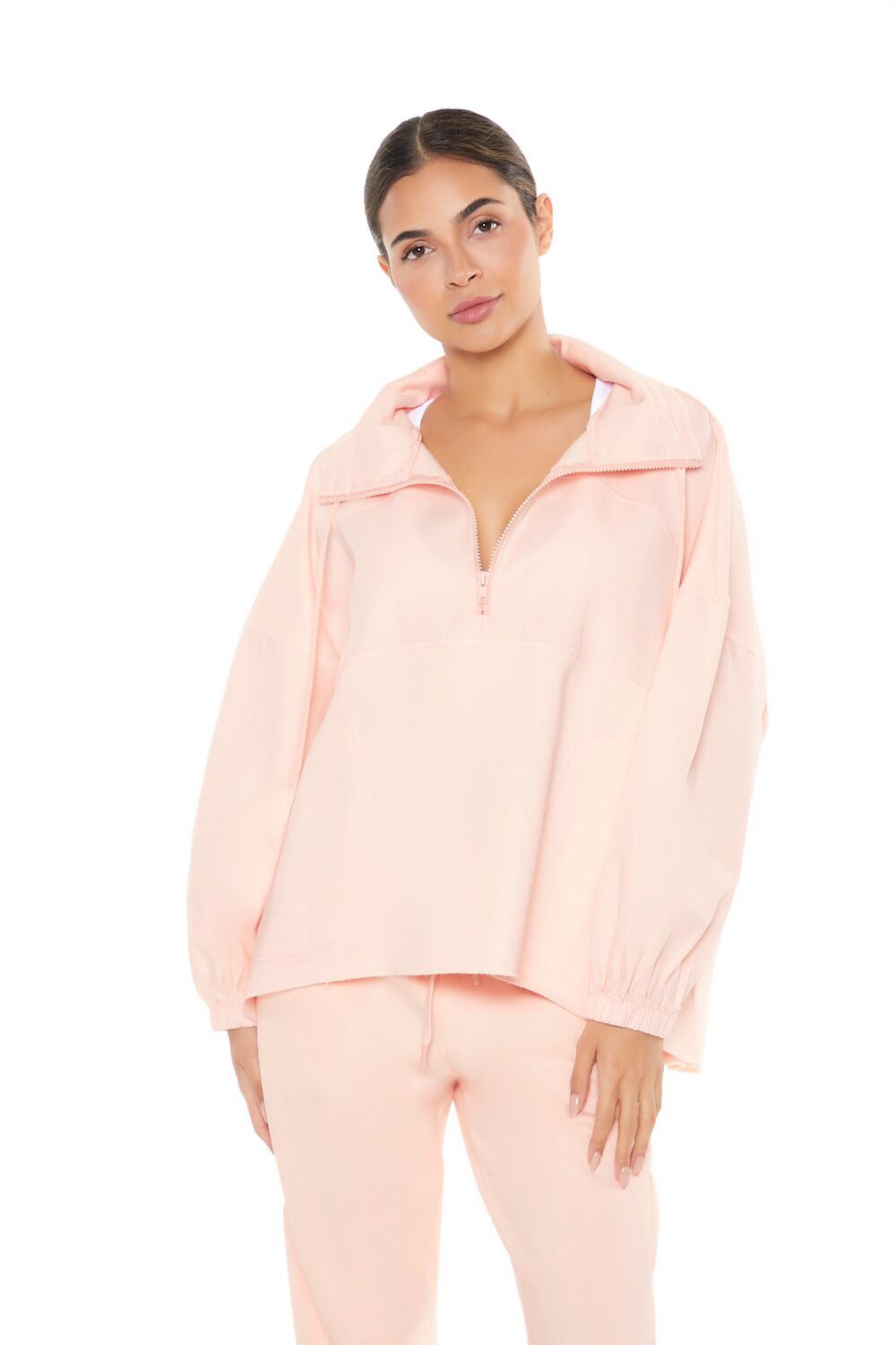 Active Half-Zip Fleece Pullover | Forever 21 Womens