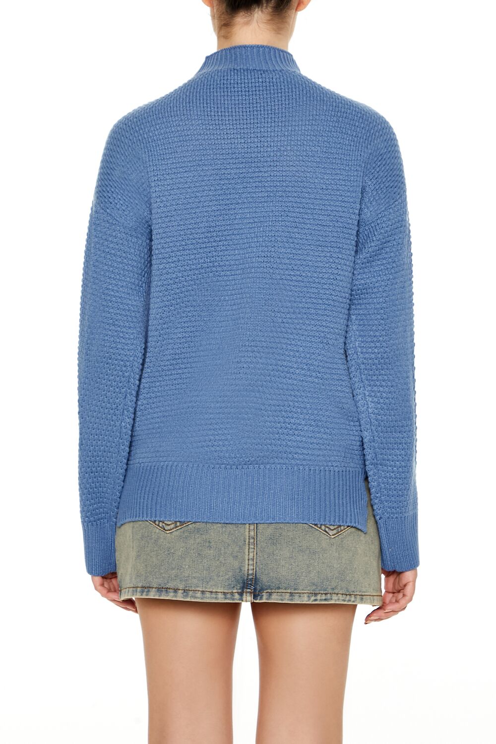 Textured Mock Neck Sweater | Forever 21 Womens