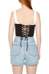 Lace-Up Corset Combo Top | Forever 21 Womens