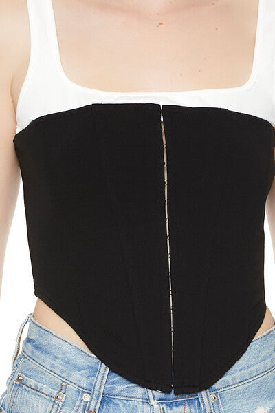 Lace-Up Corset Combo Top | Forever 21 Womens