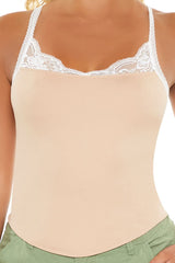 Seamless Lace-Trim Cami | Forever 21 Womens