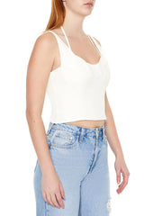 Strappy Combo Cutout Crop Top | Forever 21 Womens