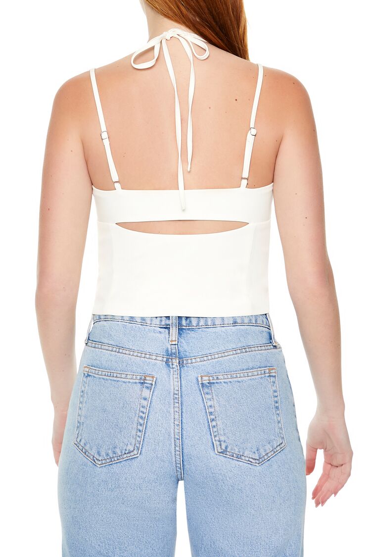 Strappy Combo Cutout Crop Top | Forever 21 Womens