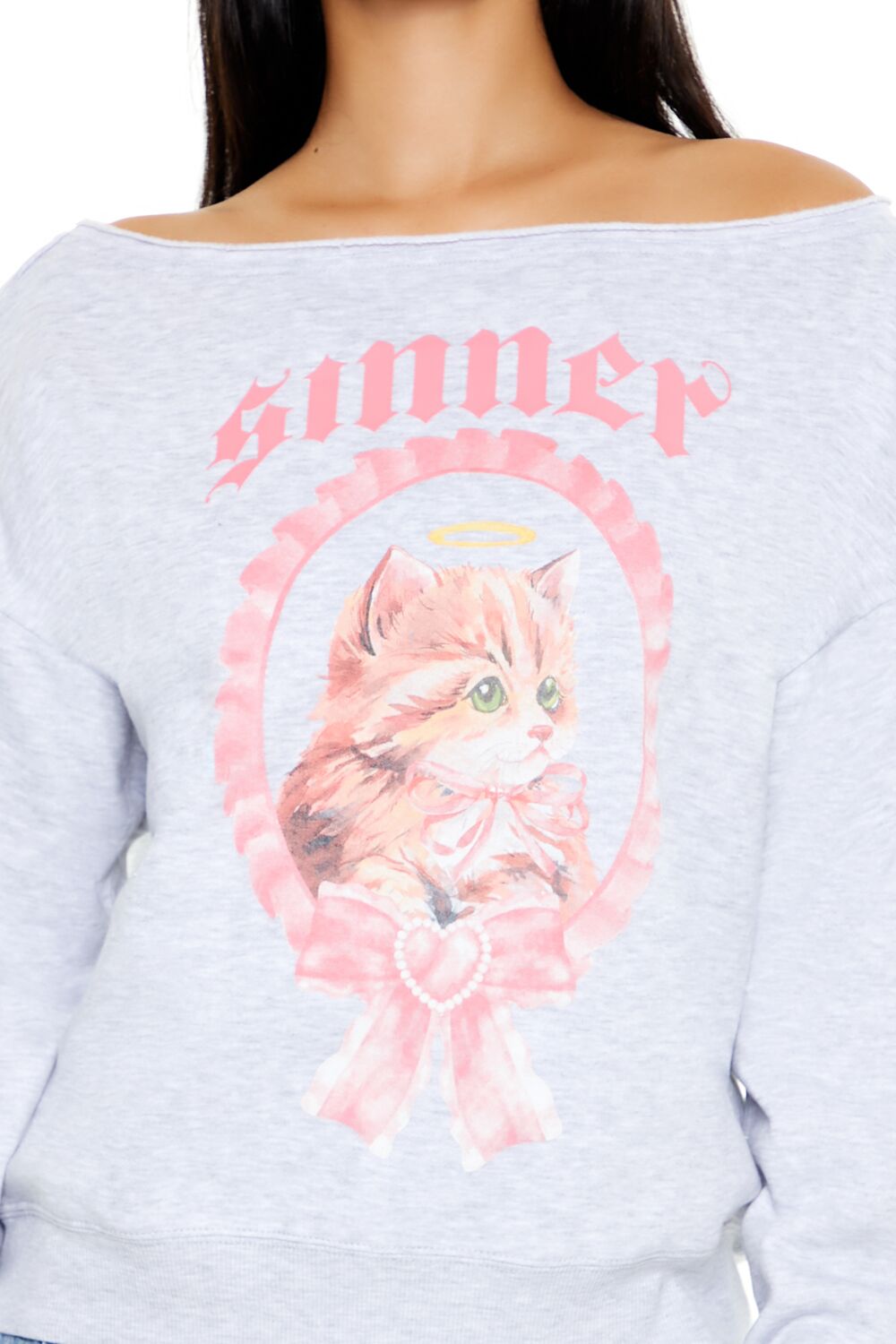 Sinner Kitten Graphic Pullover | Forever 21 Womens