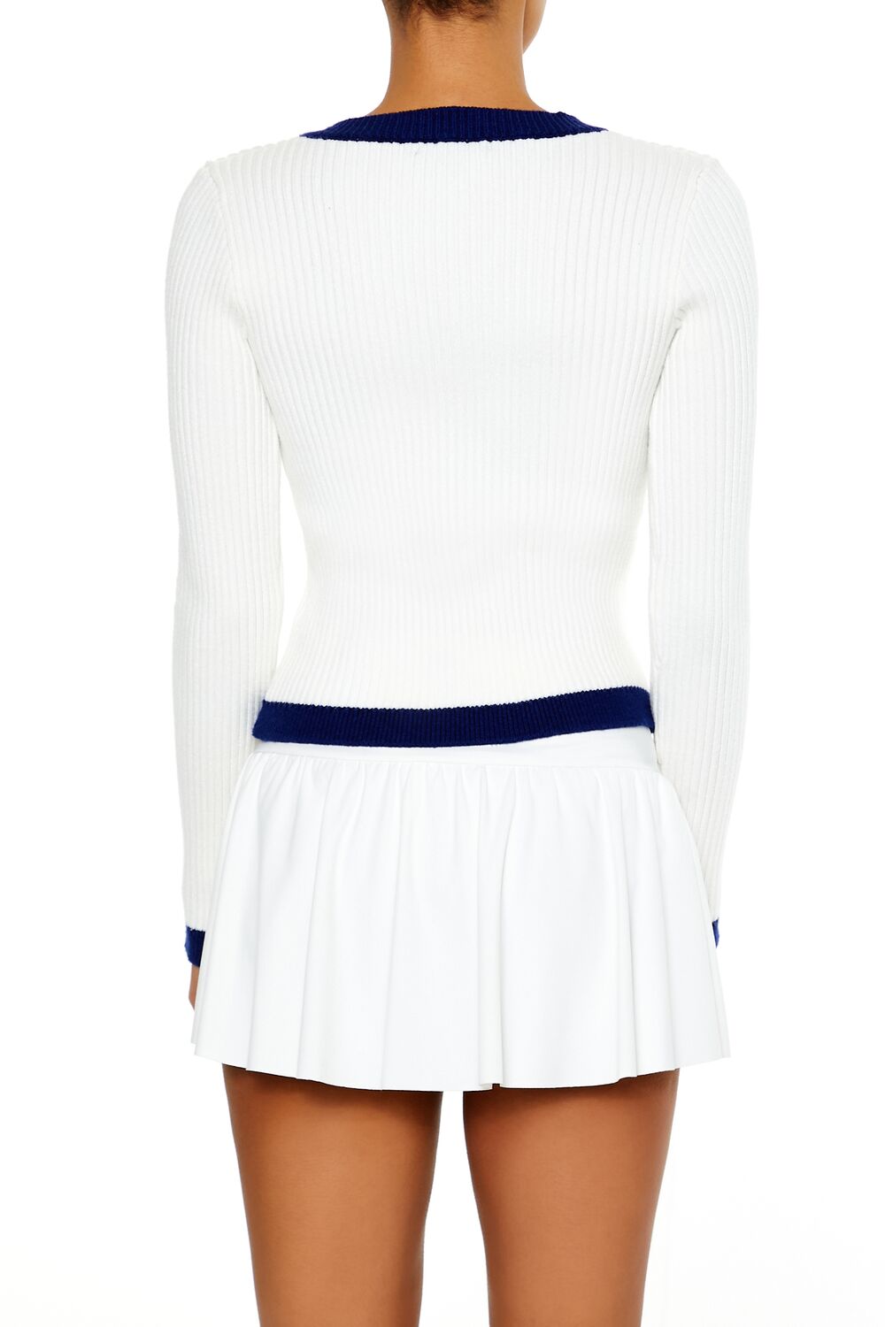6 Graphic V-Neck Sweater | Forever 21 Womens