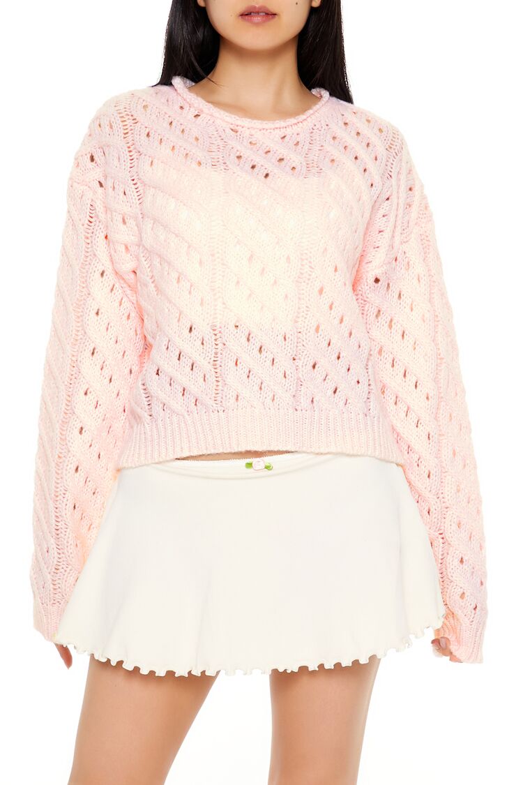 Open Cable Knit Sweater | Forever 21 Womens